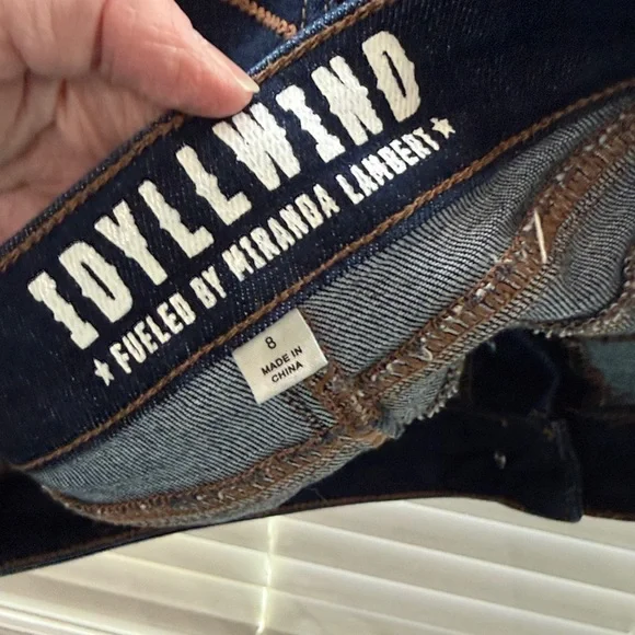 Idyllwind Dark Blue Flare Jeans - Picture 5 of 5